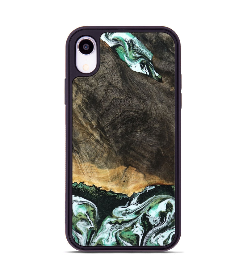 iPhone Xr Wood Phone Case - Arron (Green, 798130)