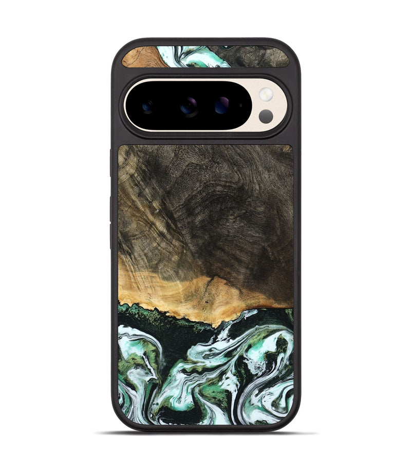 Pixel 10 Wood Phone Case - Arron (Green, 798130)