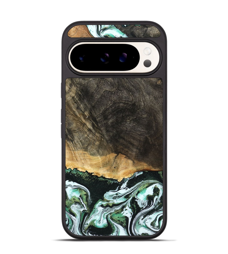 Pixel 9 Pro Wood Phone Case - Arron (Green, 798130)