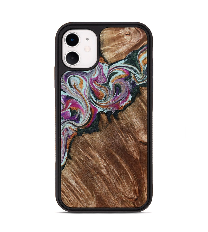 iPhone 11 Wood Phone Case - Newell (Green, 798135)