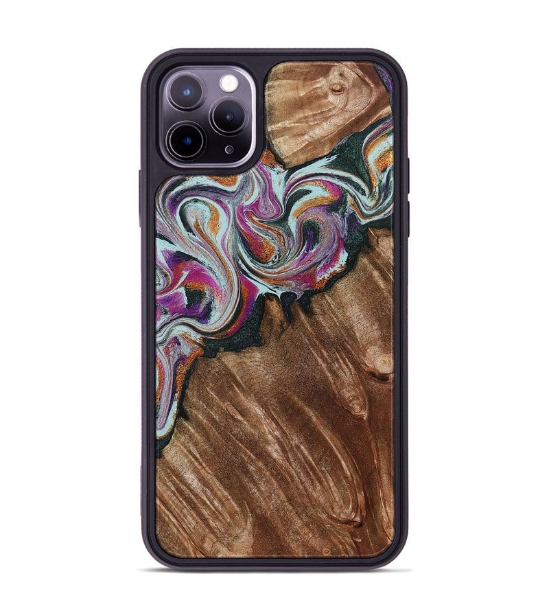 iPhone 11 Pro Max Wood Phone Case - Newell (Green, 798135)