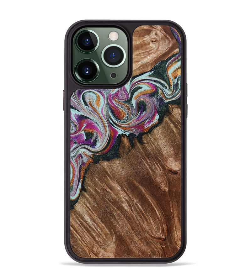 iPhone 13 Pro Max Wood Phone Case - Newell (Green, 798135)