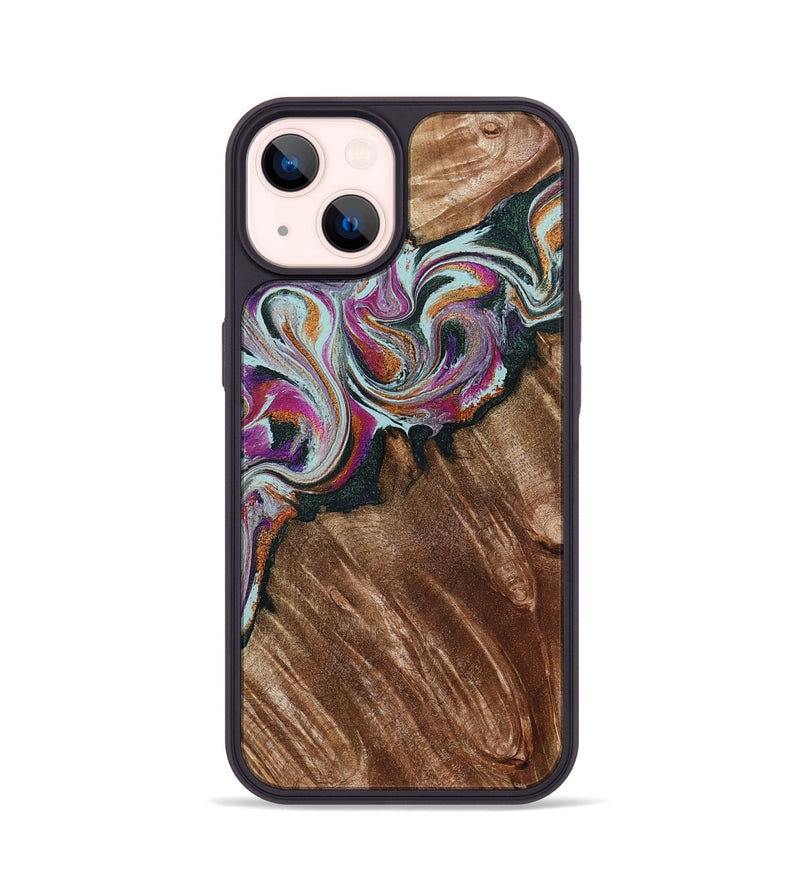 iPhone 14 Wood Phone Case - Newell (Green, 798135)