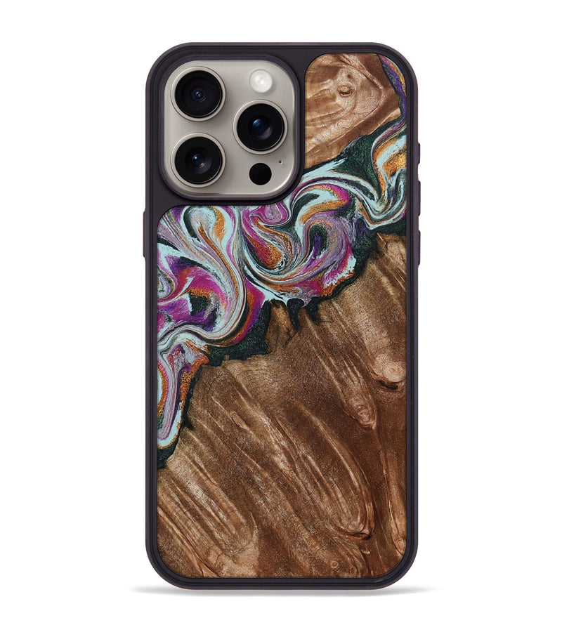 iPhone 15 Pro Max Wood Phone Case - Newell (Green, 798135)