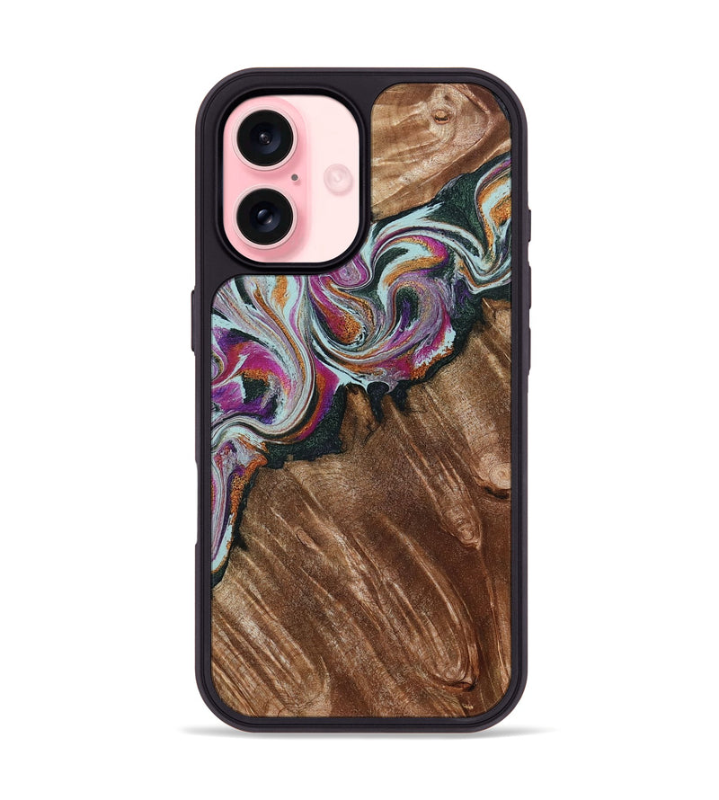 iPhone 16 Wood Phone Case - Newell (Green, 798135)