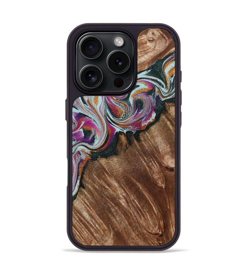 iPhone 16 Pro Wood Phone Case - Newell (Green, 798135)