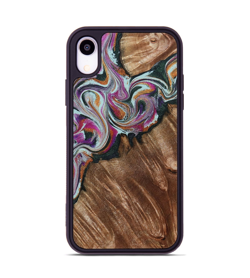 iPhone Xr Wood Phone Case - Newell (Green, 798135)