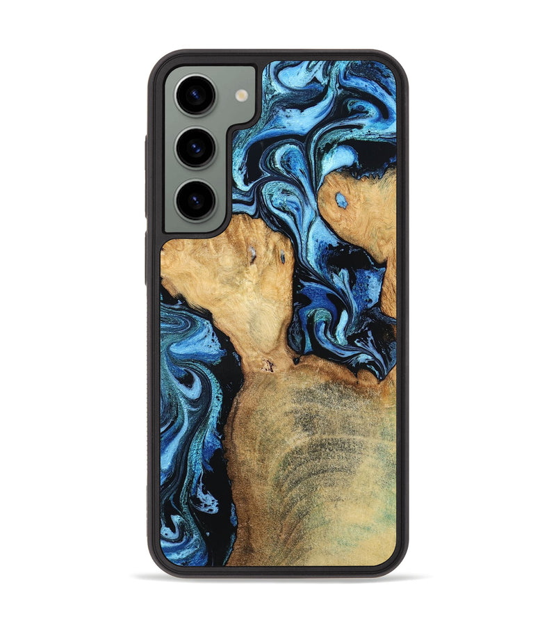 Galaxy S23 Plus Wood Phone Case - Huxley (Blue, 798138)