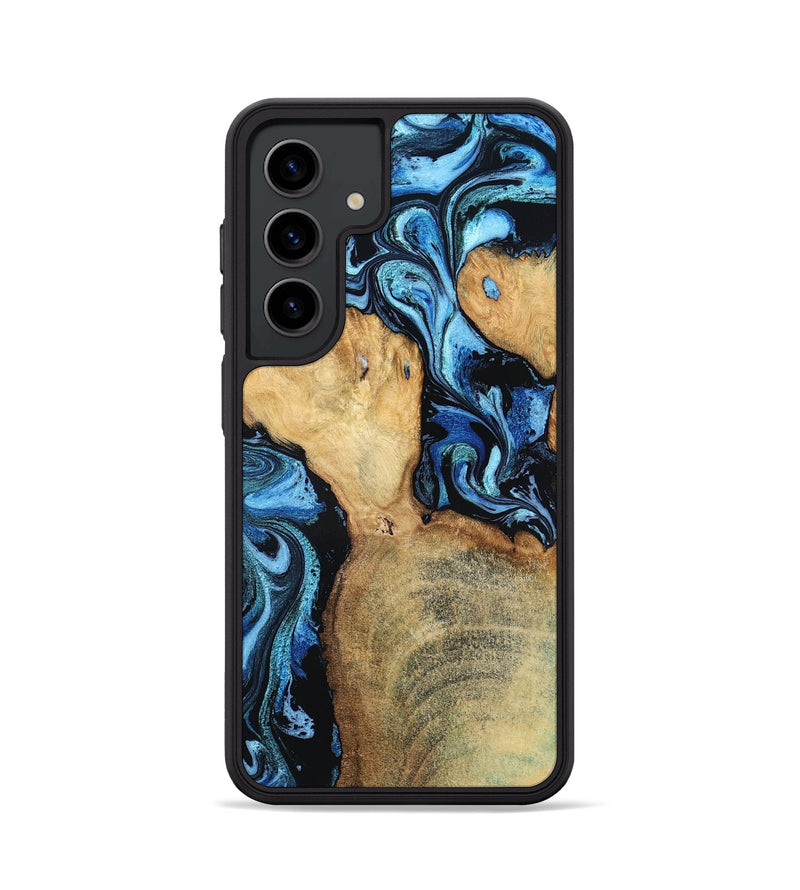 Galaxy S24 Wood Phone Case - Huxley (Blue, 798138)