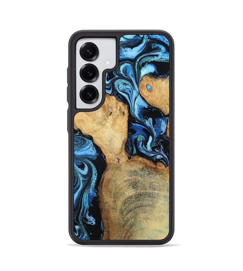 Galaxy S25 Wood Phone Case - Huxley (Blue, 798138)