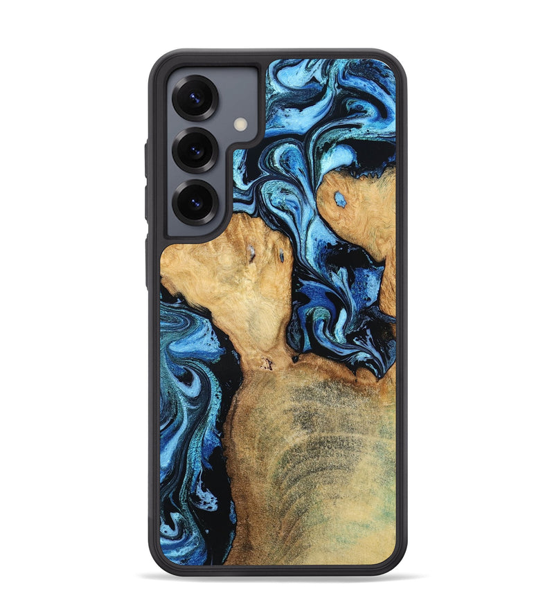 Galaxy S25 Plus Wood Phone Case - Huxley (Blue, 798138)