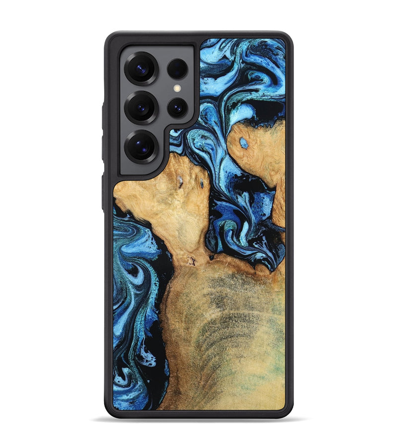 Galaxy S25 Ultra Wood Phone Case - Huxley (Blue, 798138)