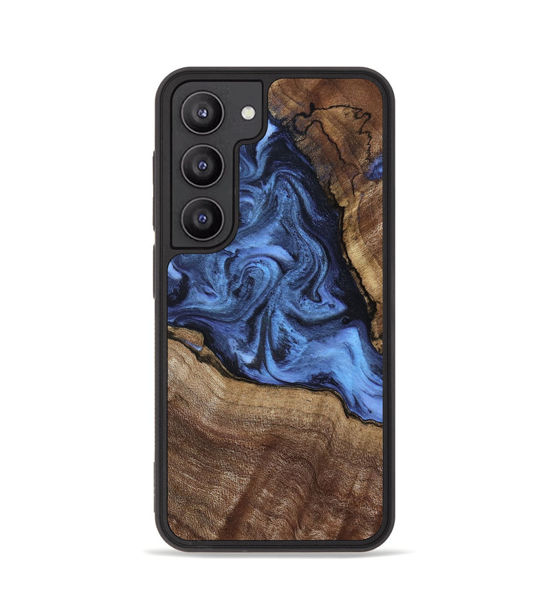 Galaxy S23 Wood Phone Case - Milana (Blue, 798139)