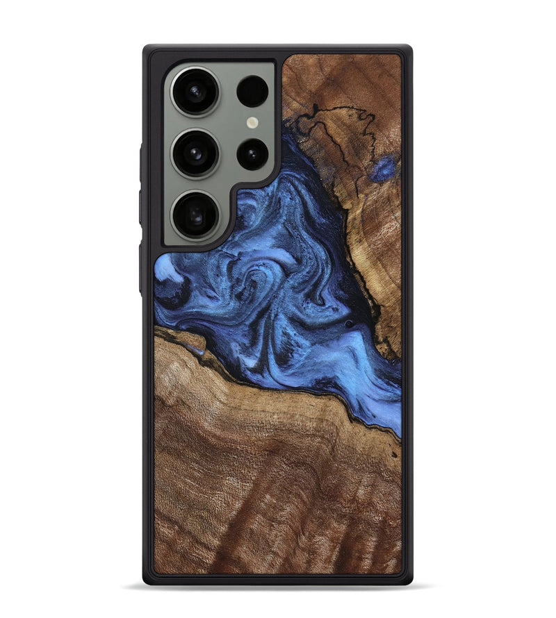 Galaxy S24 Ultra Wood Phone Case - Milana (Blue, 798139)