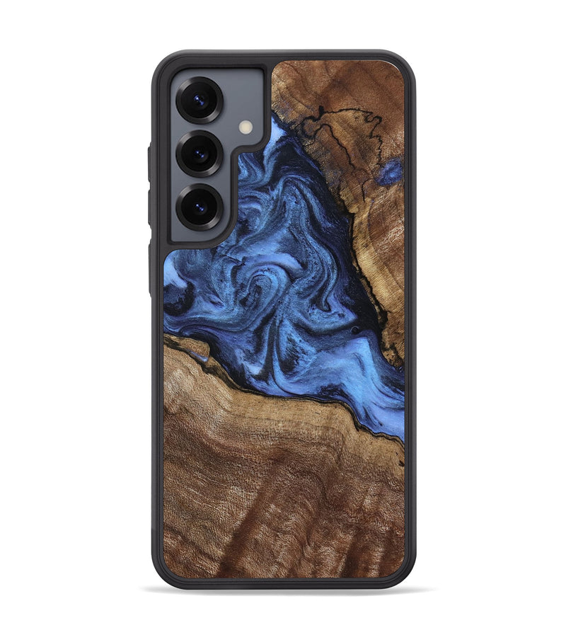 Galaxy S25 Plus Wood Phone Case - Milana (Blue, 798139)