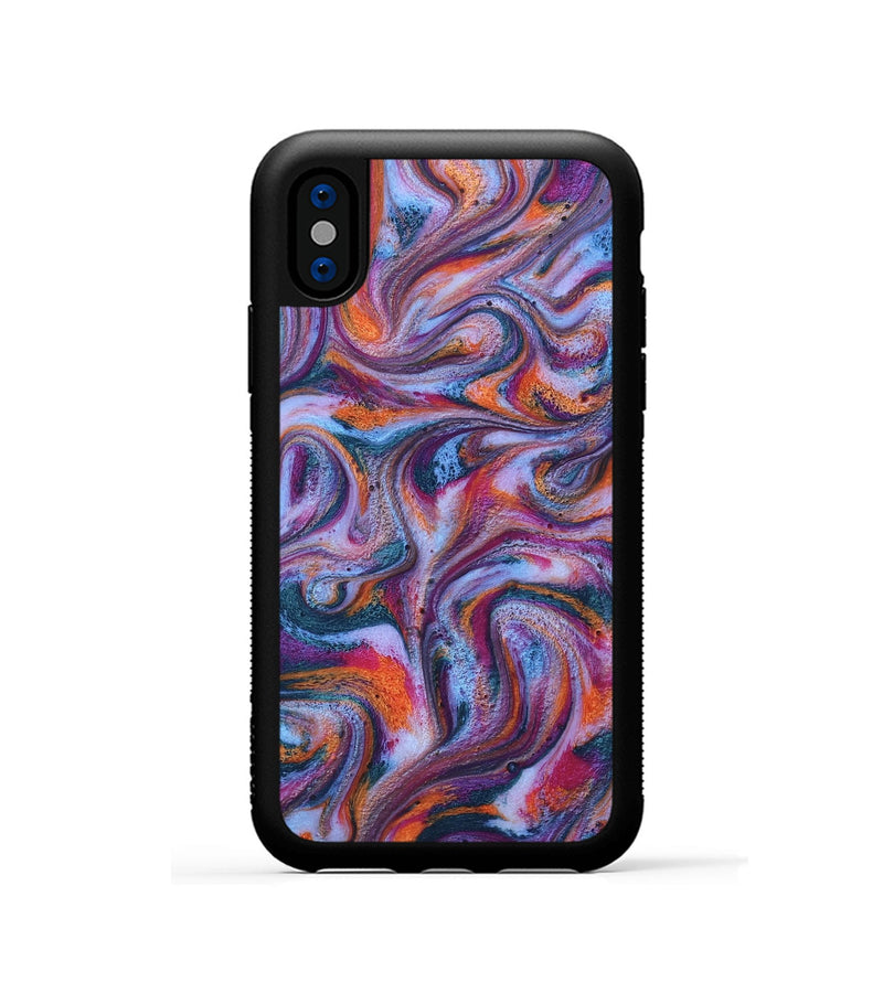 iPhone Xs ResinArt Phone Case - Nia (Blue, 798140)