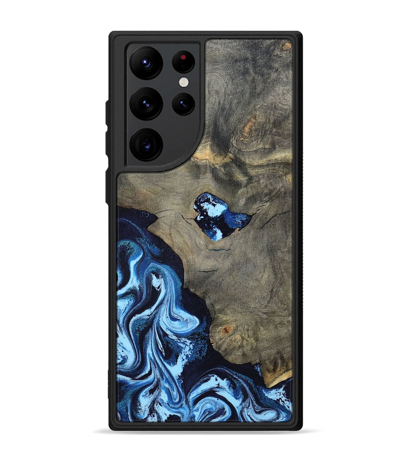 Galaxy S22 Ultra Wood Phone Case - Freyja (Blue, 798142)