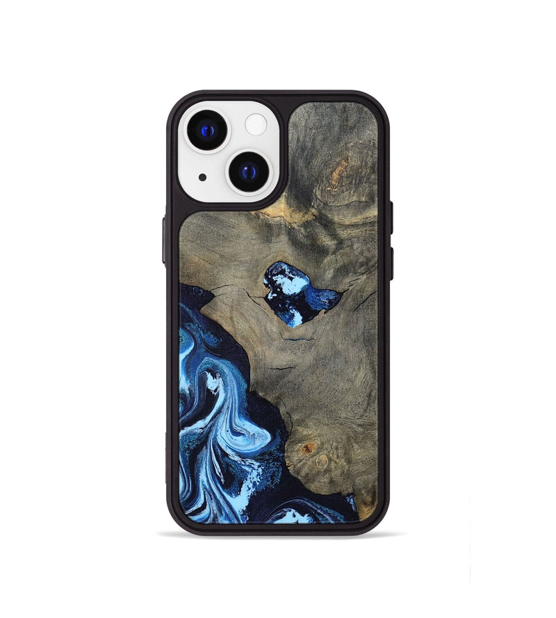 iPhone 13 mini Wood Phone Case - Freyja (Blue, 798142)