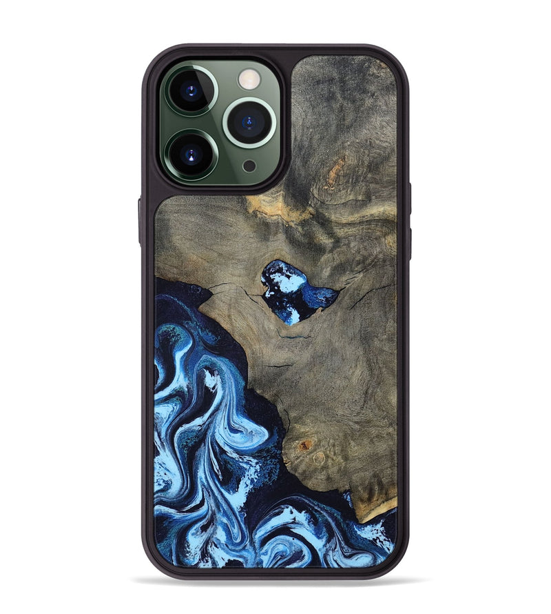 iPhone 13 Pro Max Wood Phone Case - Freyja (Blue, 798142)