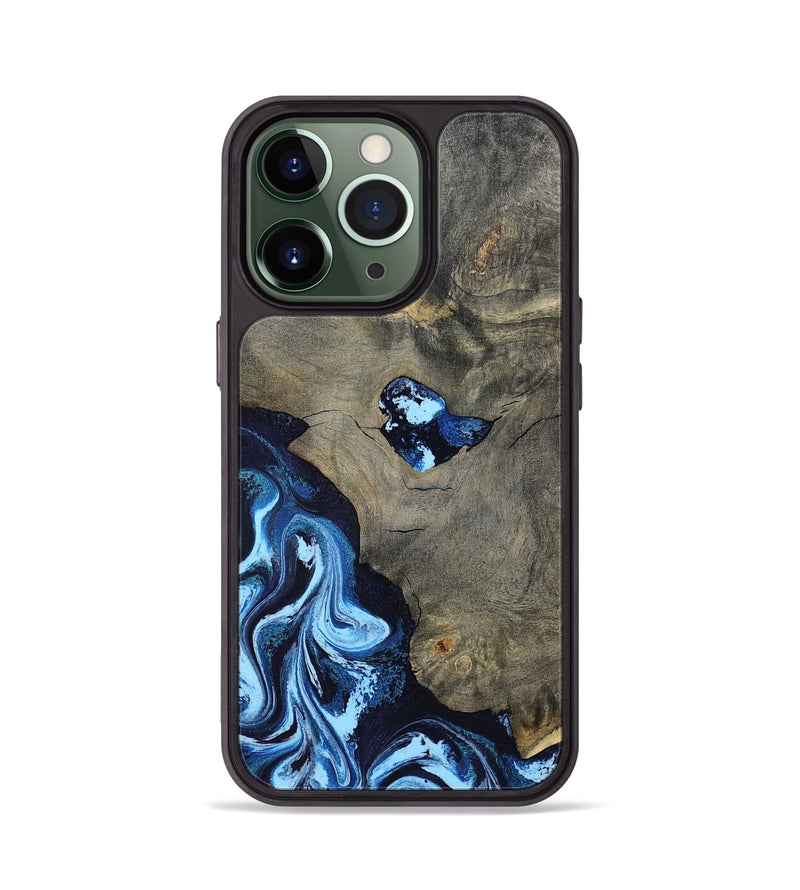 iPhone 13 Pro Wood Phone Case - Freyja (Blue, 798142)