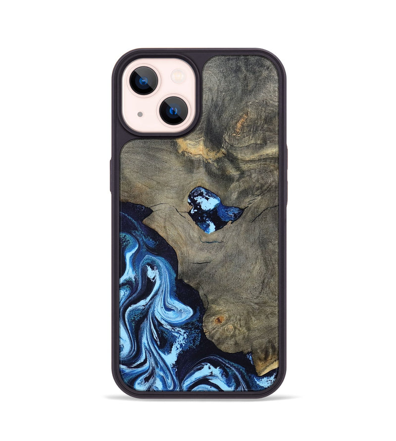 iPhone 14 Wood Phone Case - Freyja (Blue, 798142)