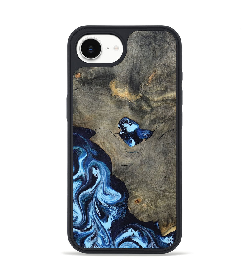 iPhone 16e Wood Phone Case - Freyja (Blue, 798142)