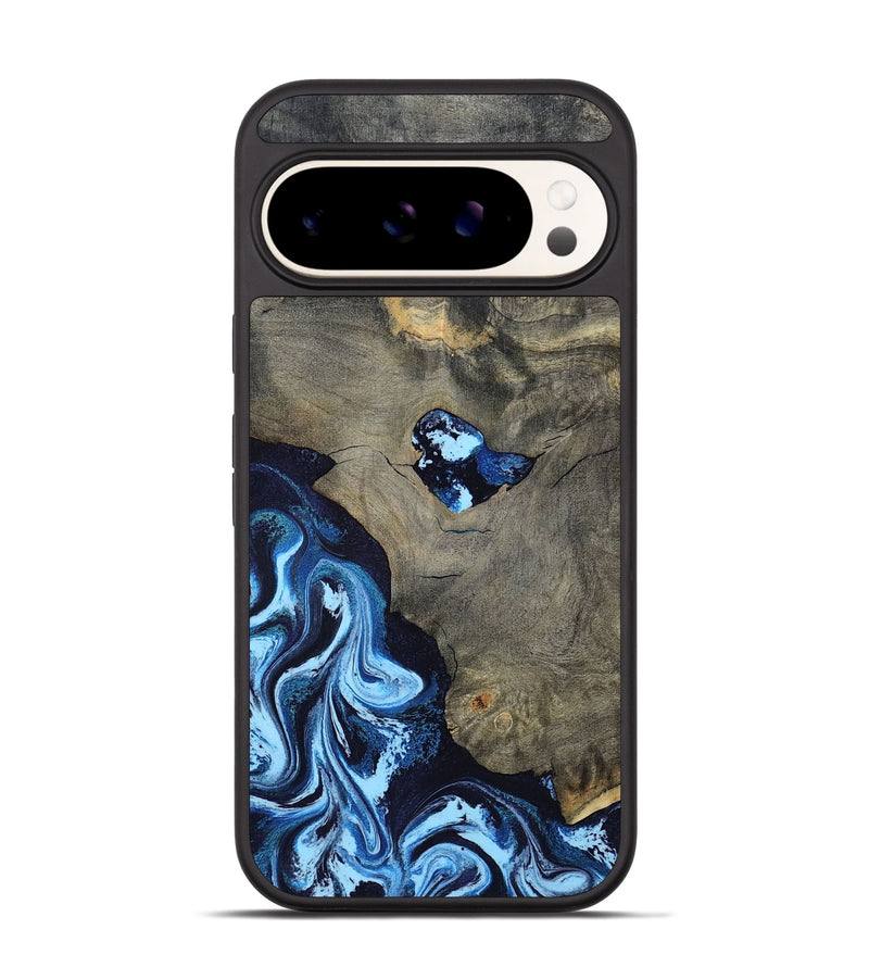 Pixel 9 Pro Wood Phone Case - Freyja (Blue, 798142)