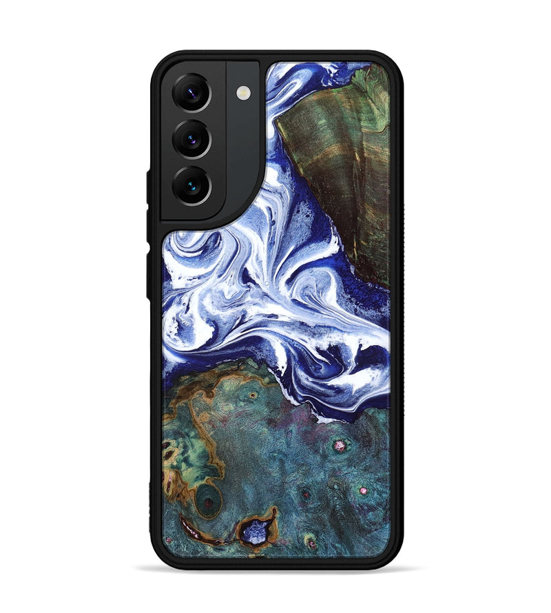 Galaxy S22 Plus Wood Phone Case - Denisha (Blue, 798145)