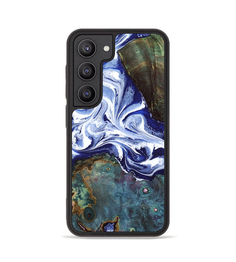 Galaxy S23 Wood Phone Case - Denisha (Blue, 798145)
