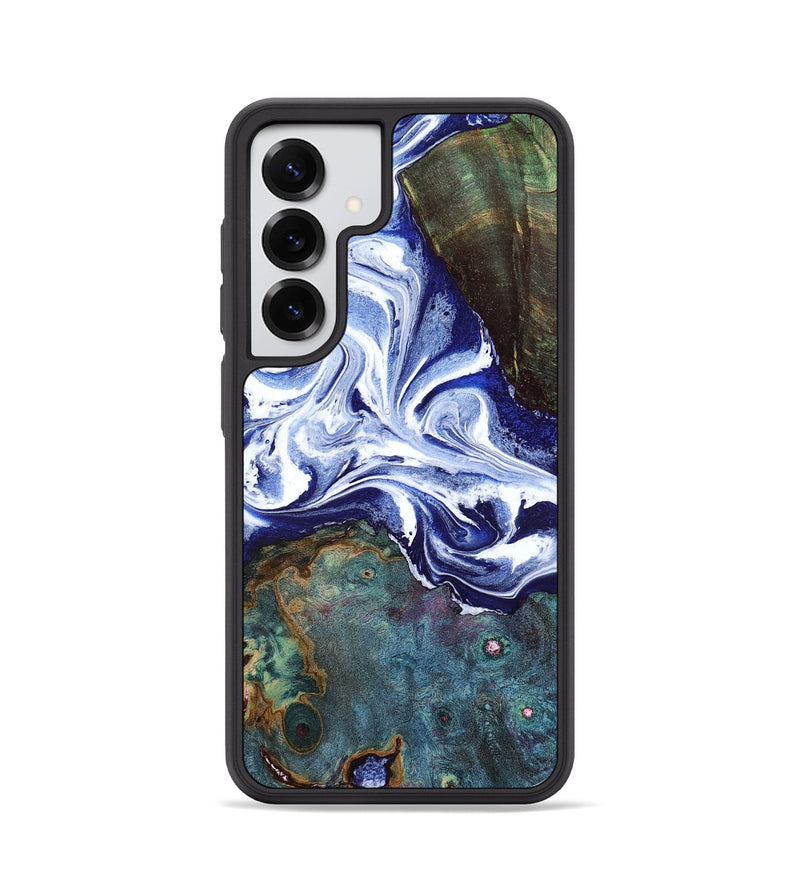 Galaxy S25 Wood Phone Case - Denisha (Blue, 798145)