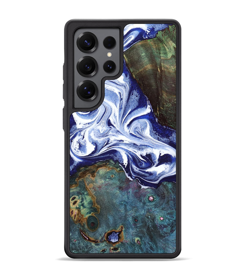 Galaxy S25 Ultra Wood Phone Case - Denisha (Blue, 798145)