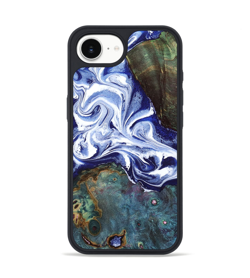 iPhone 16e Wood Phone Case - Denisha (Blue, 798145)