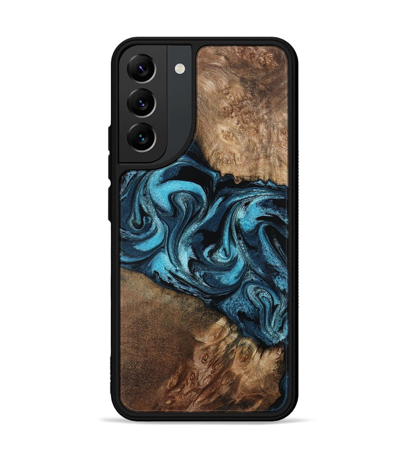 Galaxy S22 Plus Wood Phone Case - Candis (Blue, 798146)