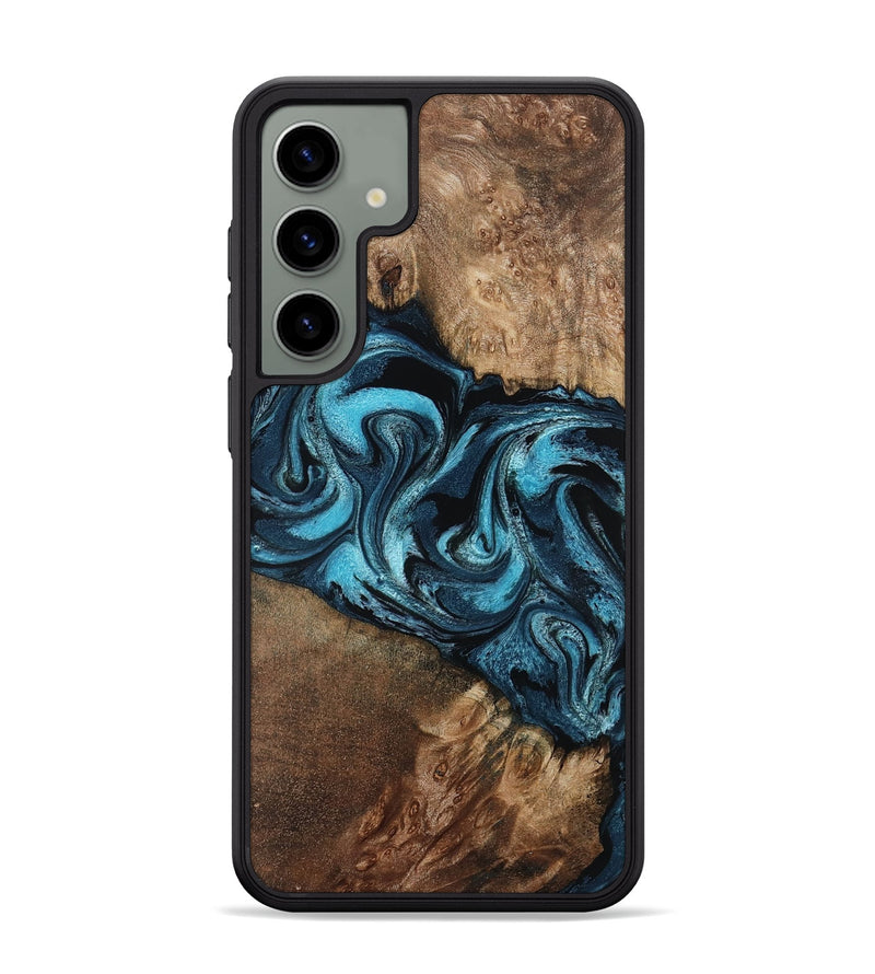 Galaxy S24 Plus Wood Phone Case - Candis (Blue, 798146)