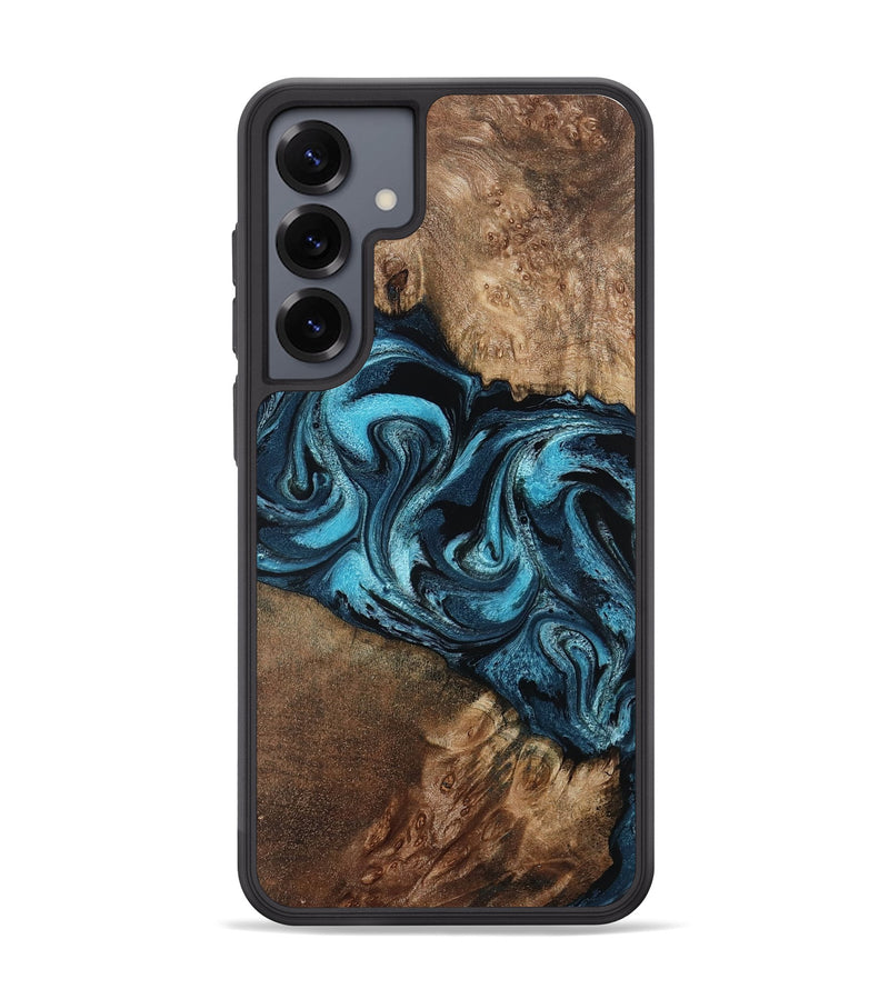 Galaxy S25 Plus Wood Phone Case - Candis (Blue, 798146)