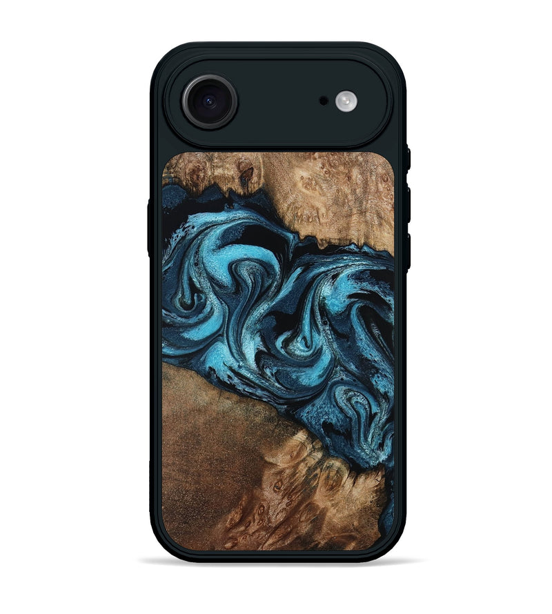 iPhone 17 Air Wood Phone Case - Candis (Blue, 798146)