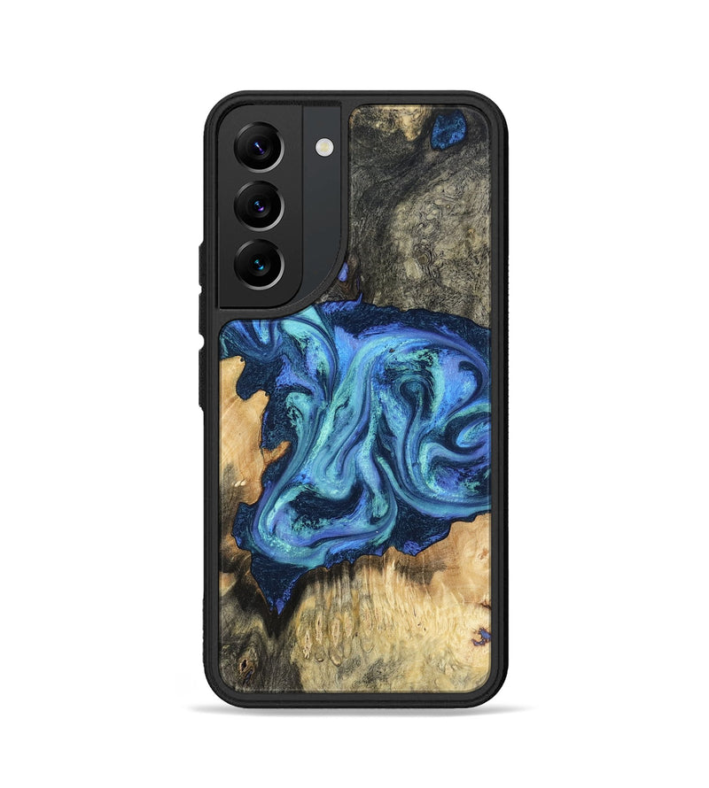 Galaxy S22 Wood Phone Case - Kolby (Blue, 798154)