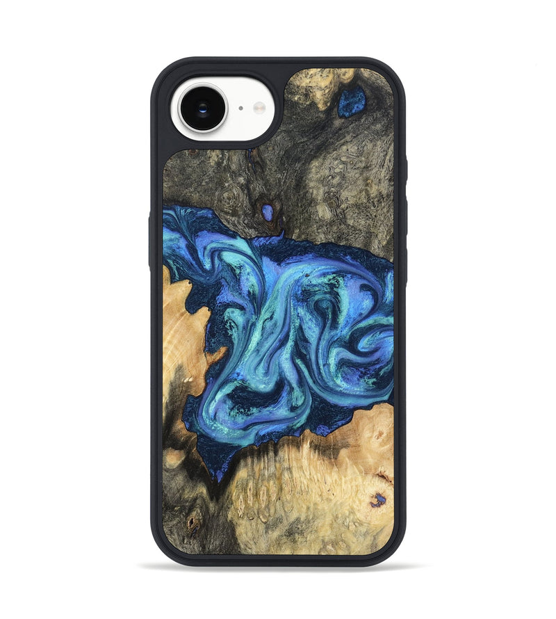 iPhone 16e Wood Phone Case - Kolby (Blue, 798154)