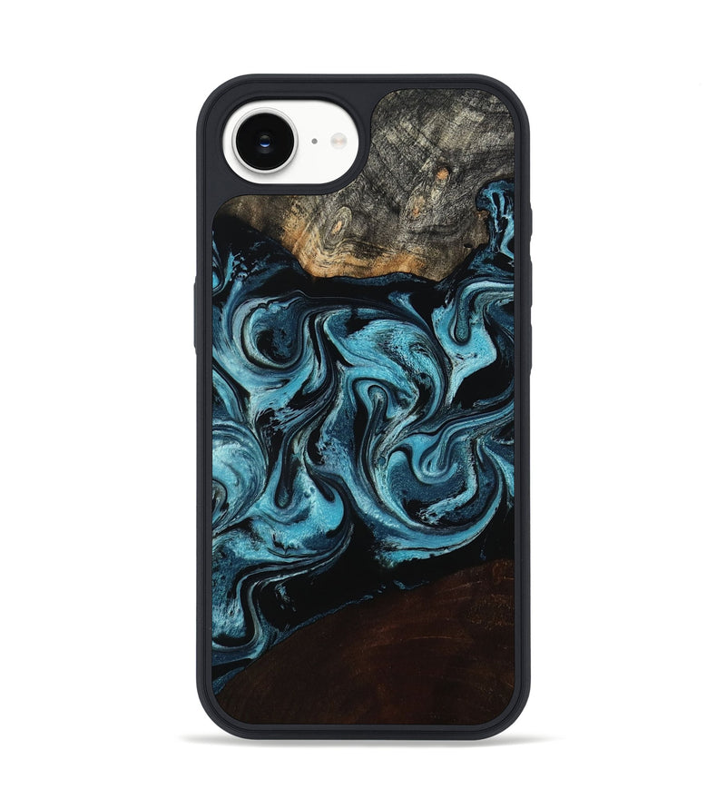 iPhone 16e Wood Phone Case - Dollie (Blue, 798155)