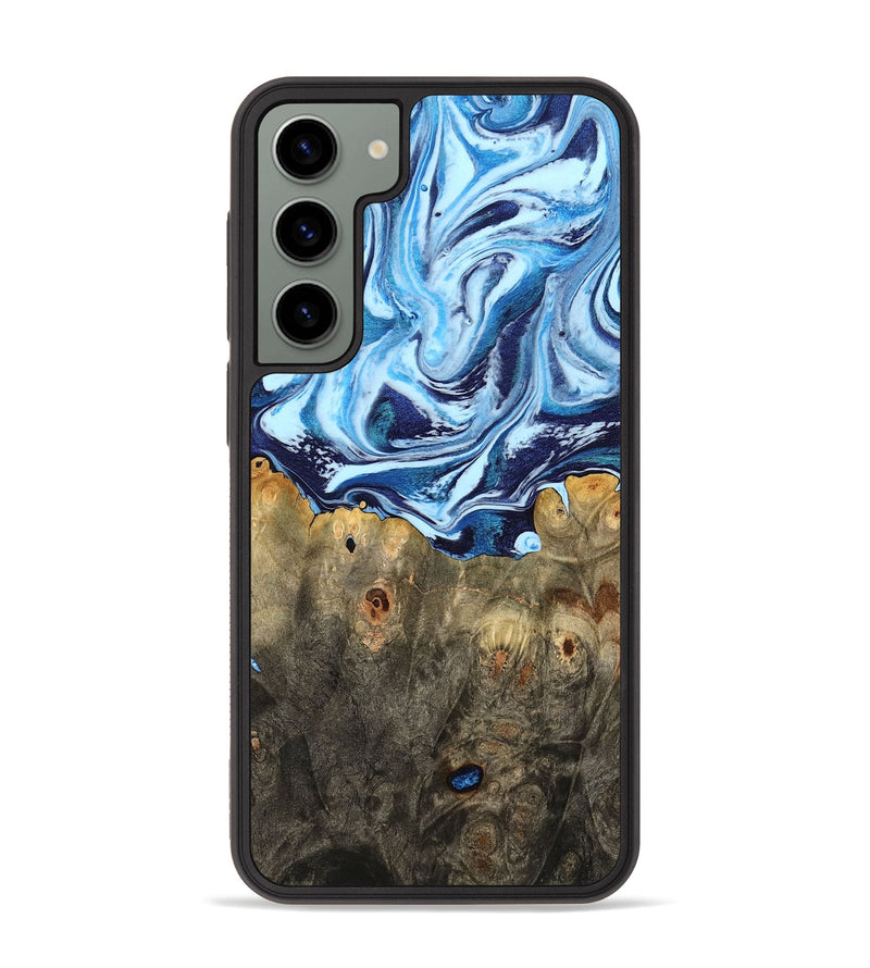 Galaxy S23 Plus Wood Phone Case - Travon (Blue, 798156)