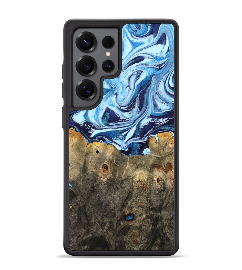 Galaxy S25 Ultra Wood Phone Case - Travon (Blue, 798156)