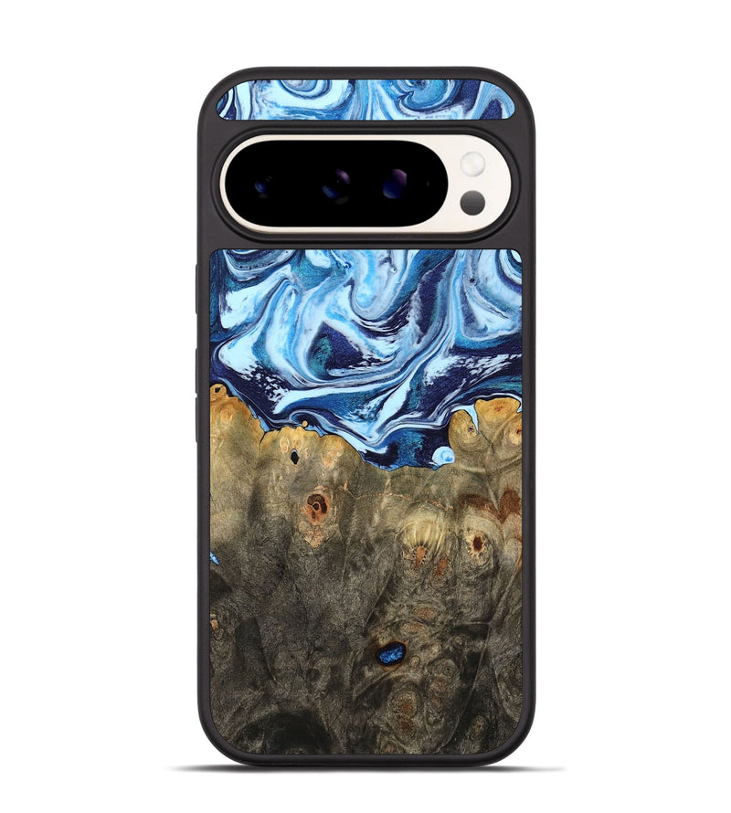 Pixel 9 Pro Wood Phone Case - Travon (Blue, 798156)