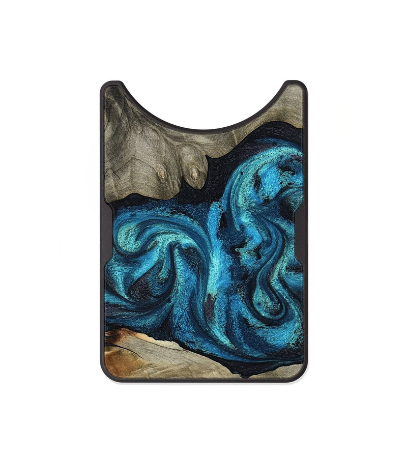 Alloy Wood Wallet - Alanna (Blue, 798159)