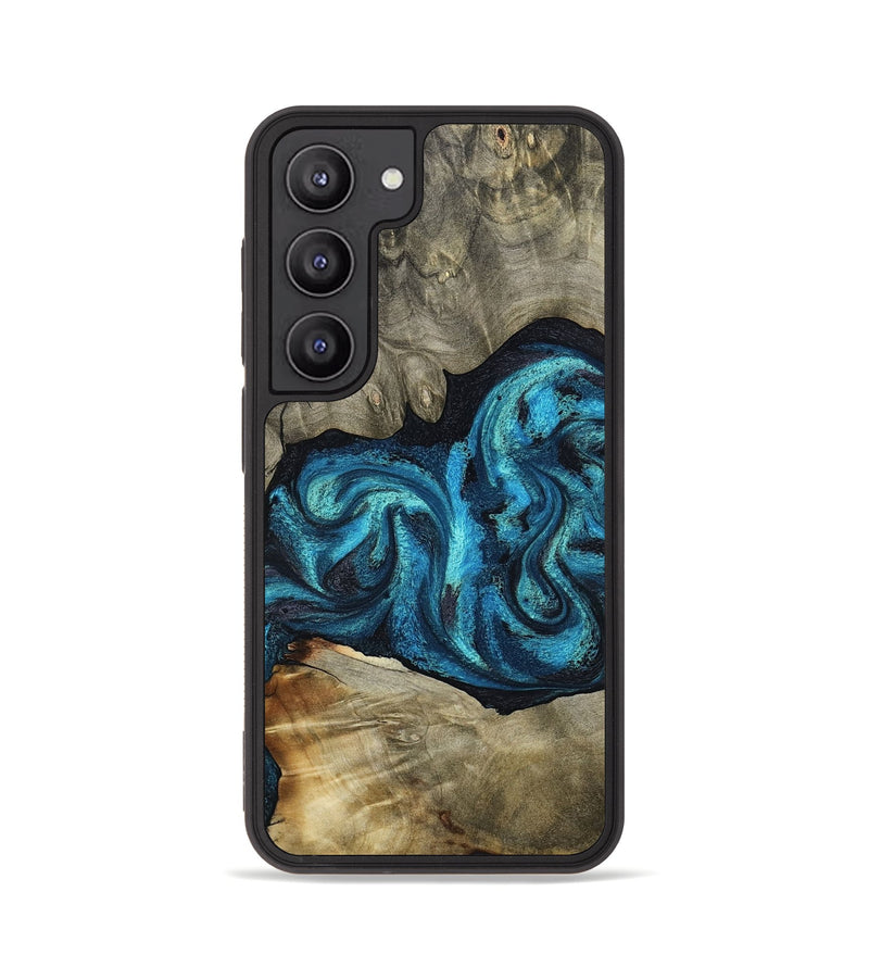 Galaxy S23 Wood Phone Case - Alanna (Blue, 798159)