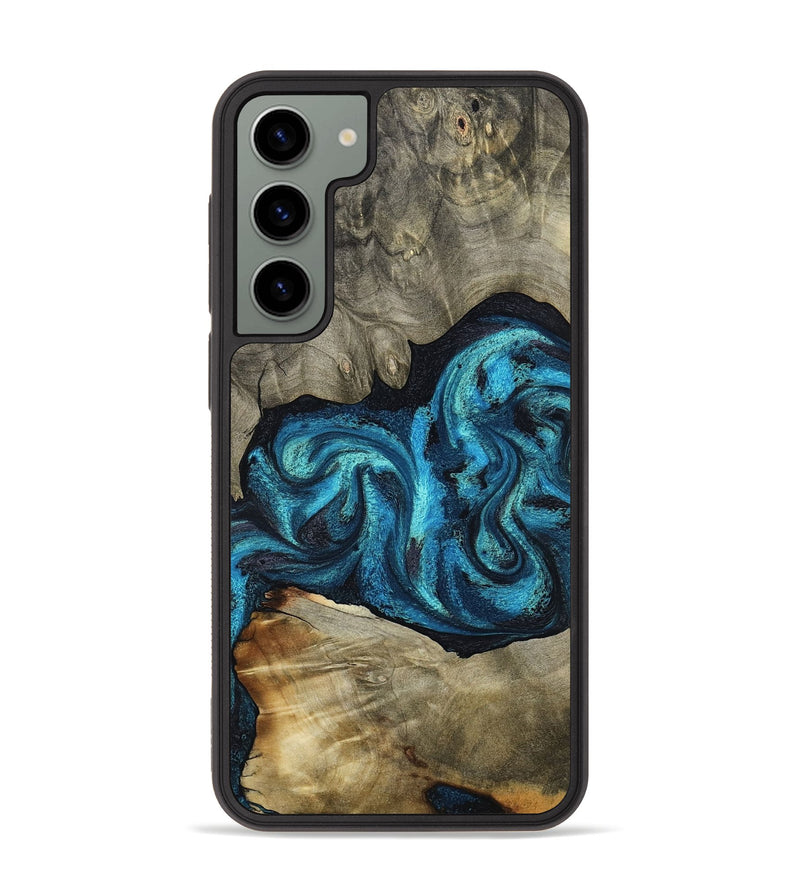 Galaxy S23 Plus Wood Phone Case - Alanna (Blue, 798159)