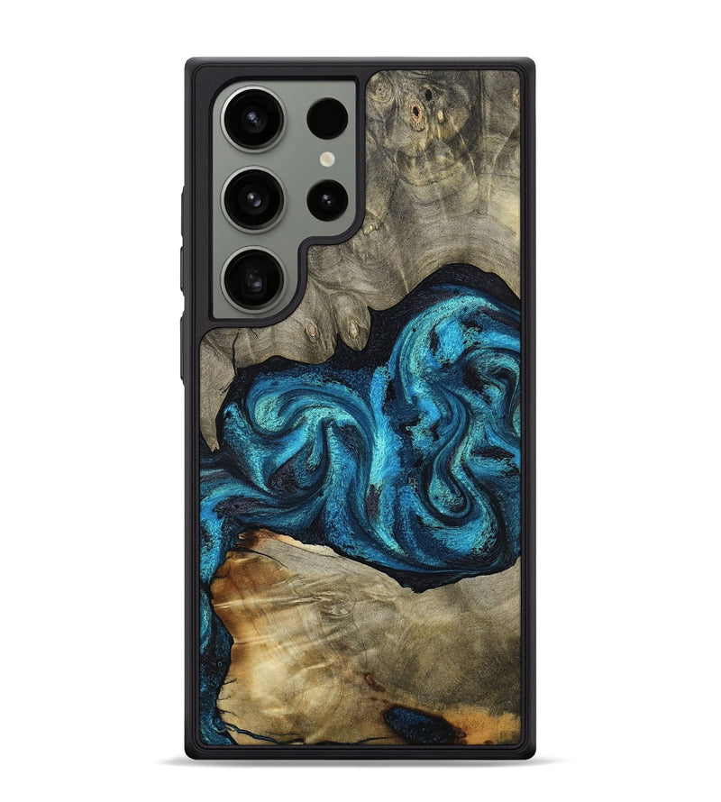 Galaxy S24 Ultra Wood Phone Case - Alanna (Blue, 798159)