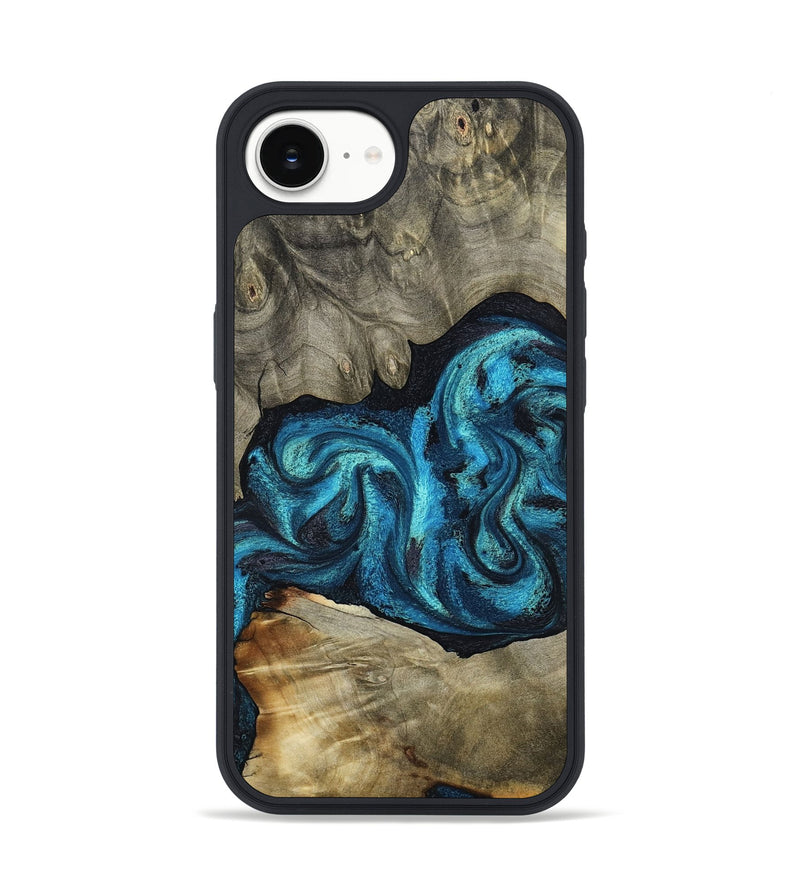 iPhone 16e Wood Phone Case - Alanna (Blue, 798159)