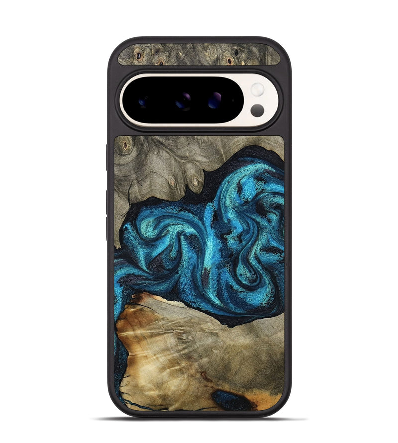 Pixel 9 Pro Wood Phone Case - Alanna (Blue, 798159)