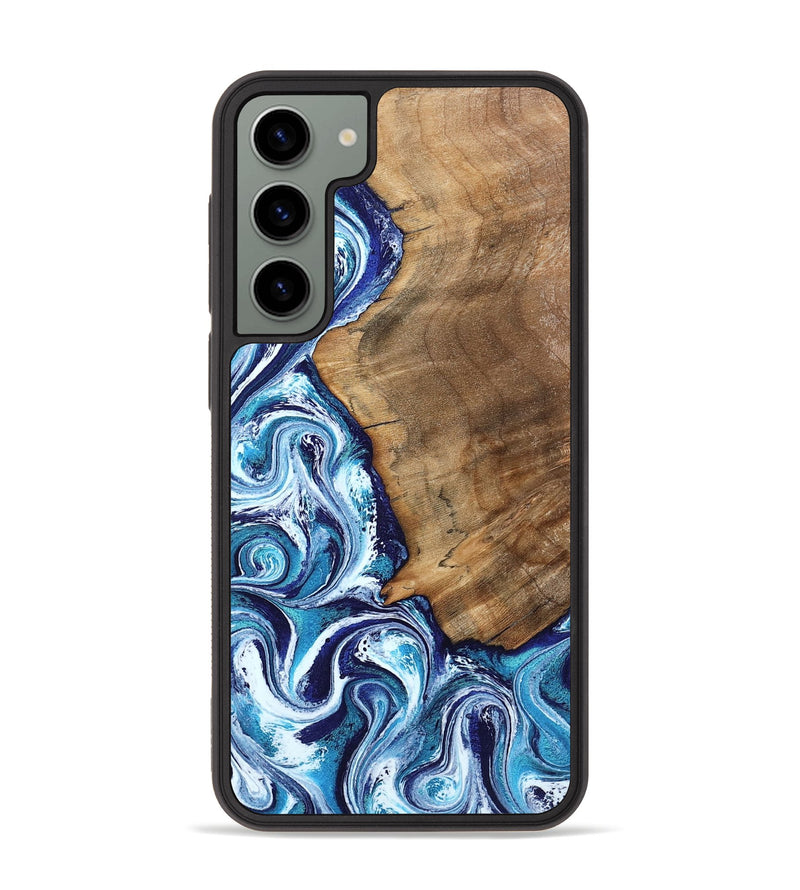 Galaxy S23 Plus Wood Phone Case - Lonnie (Blue, 798160)