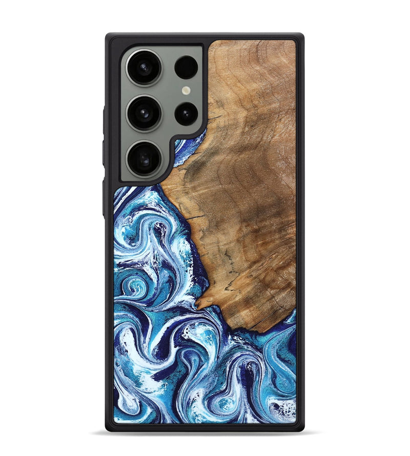 Galaxy S24 Ultra Wood Phone Case - Lonnie (Blue, 798160)